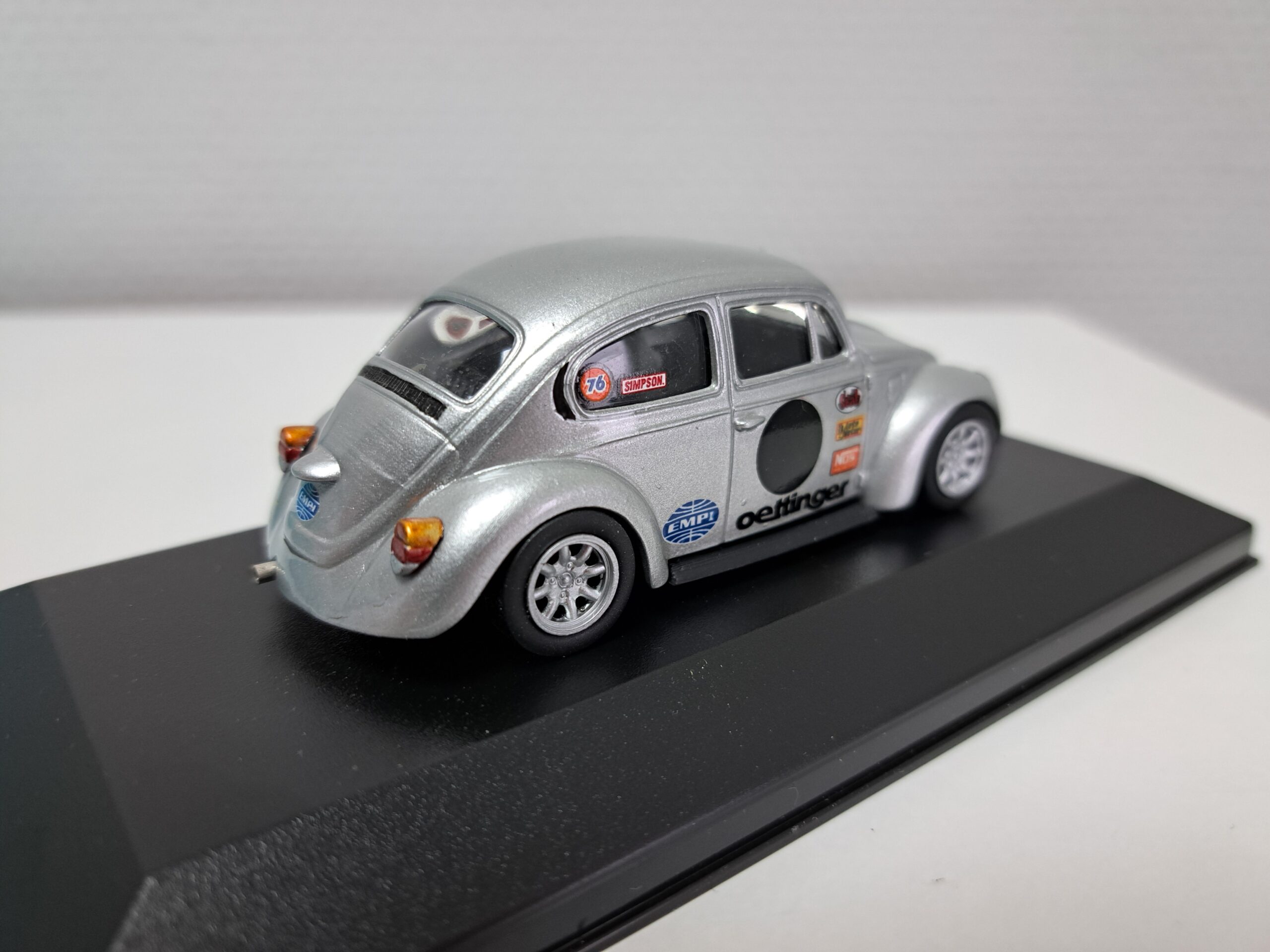 Alternative view of Volkswagen Beetle Racing silver 1:43