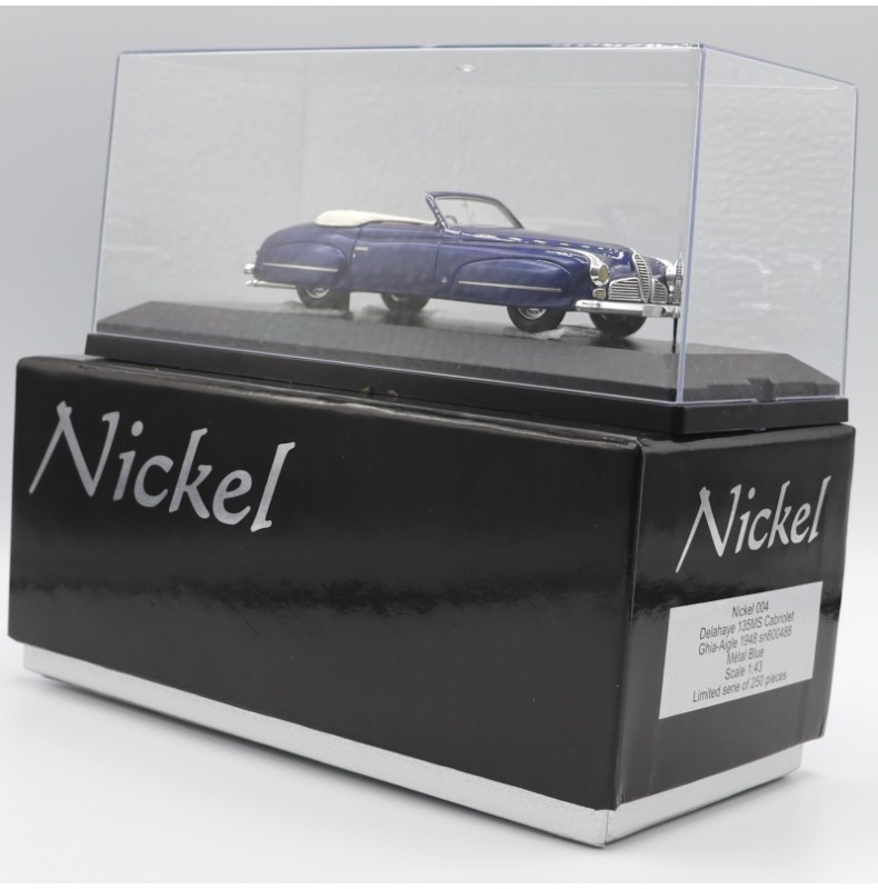 Delahaye 135MS Cabriolet Ghia-Aigle 1948 blue metallic 1:43 - Image 5