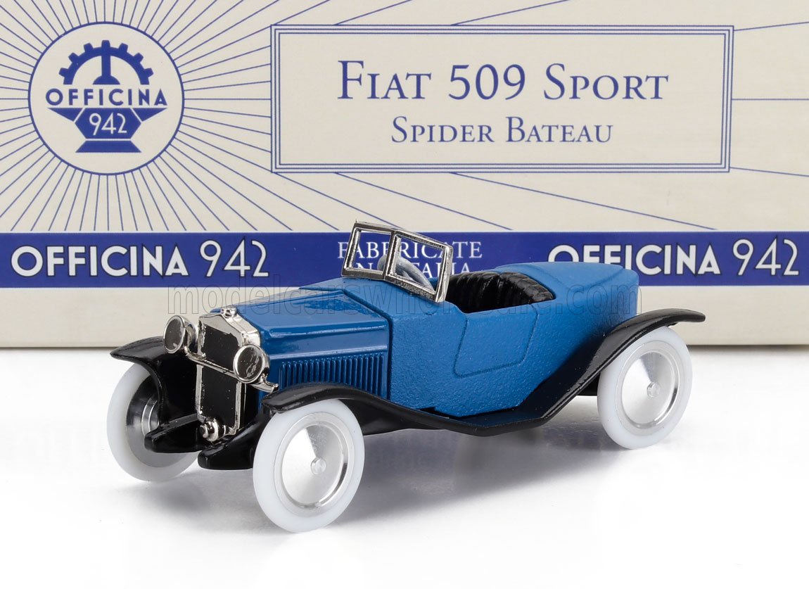 Fiat 509 Sport Spider Bateau 1926 blue 1:43