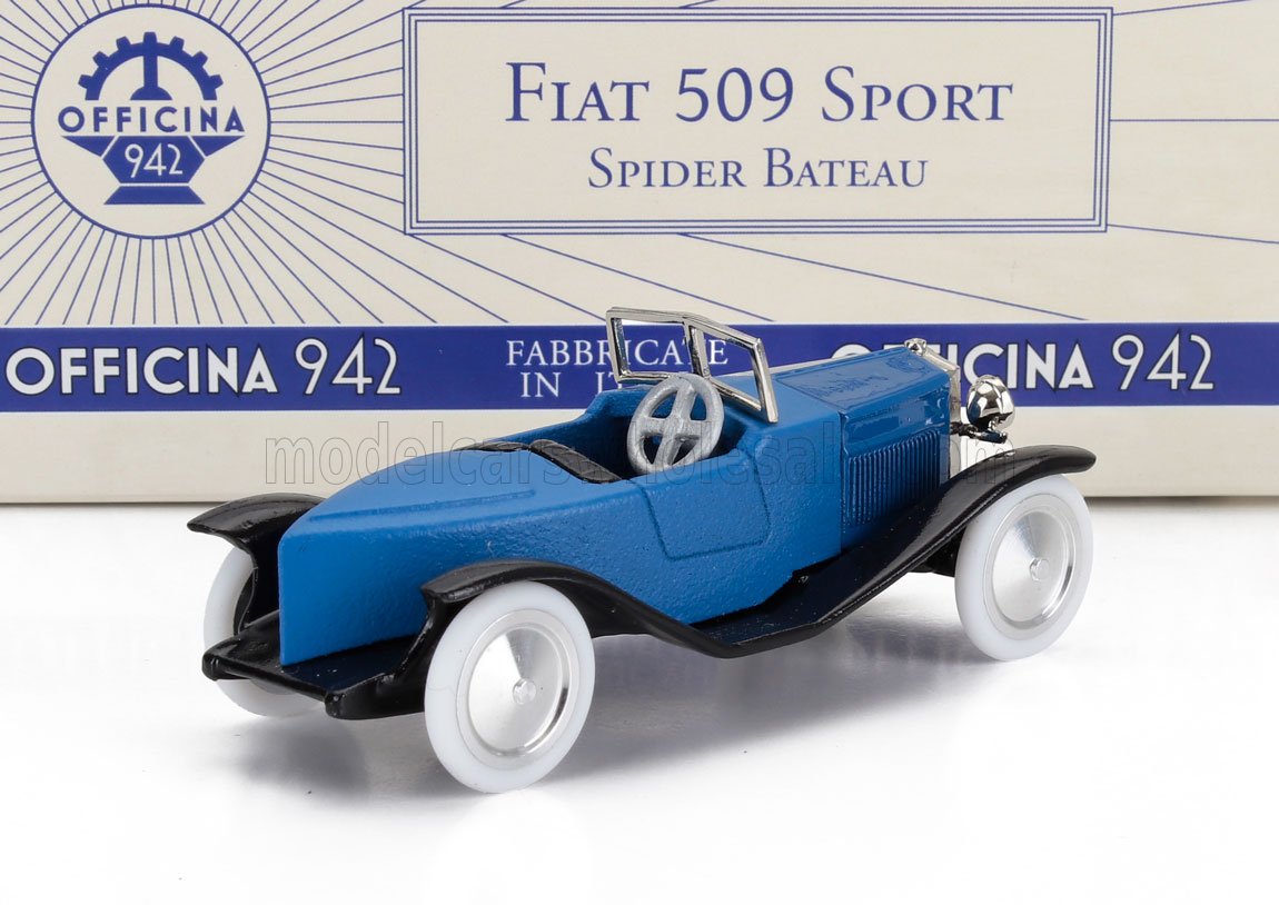 Fiat 509 Sport Spider Bateau 1926 blue 1:43 - Image 2