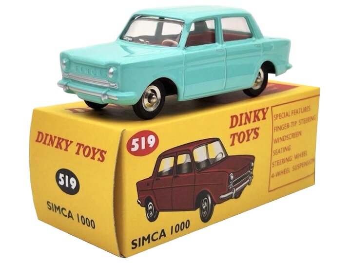 Simca 1000 lightgreen 1:43