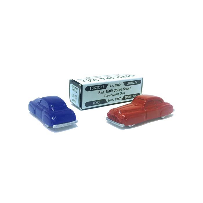 Fiat 1500 Coupe Sport carrozzeria Ghia 1947 blue 1:76
