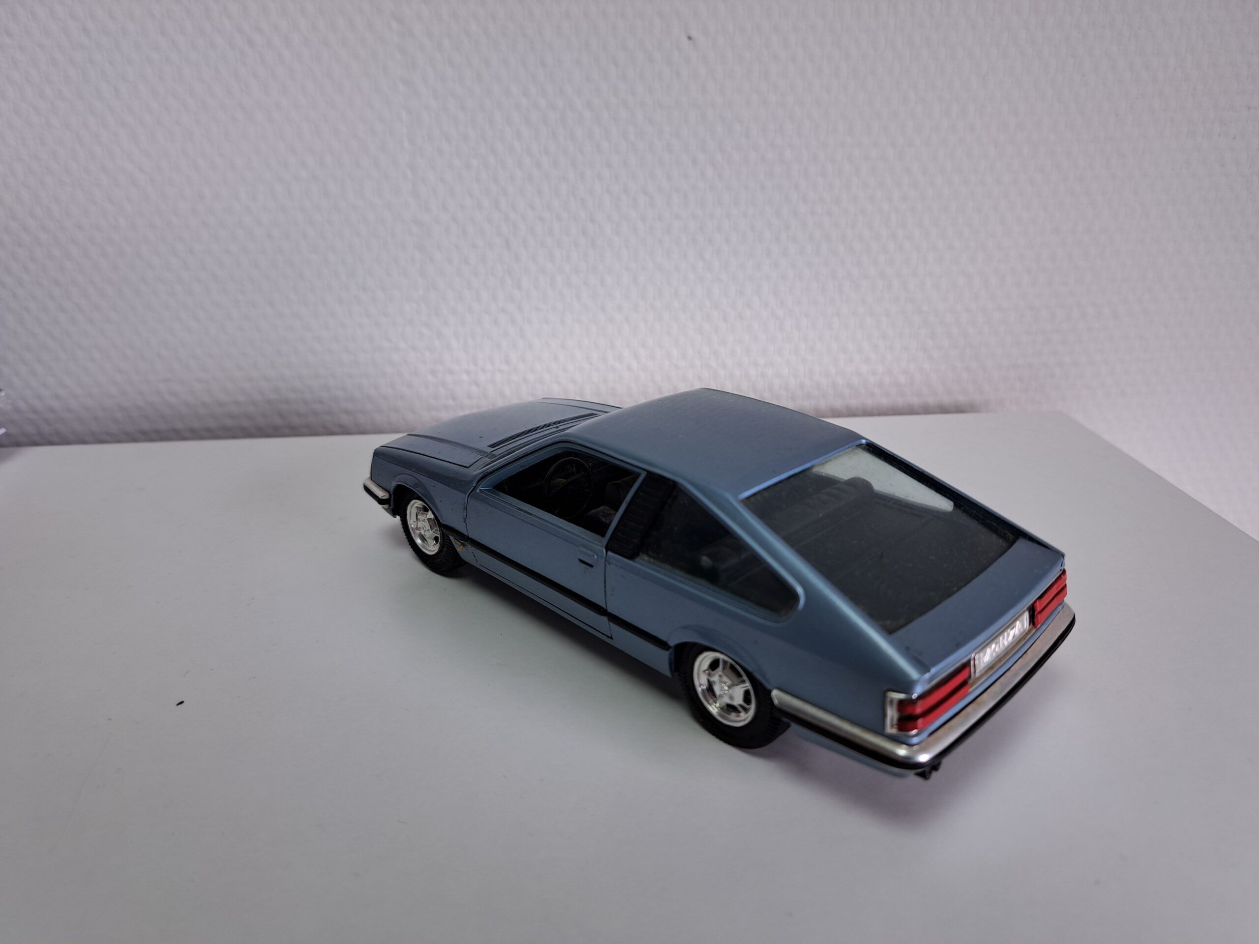Alternative view of Opel Monza blue metallic  1:25