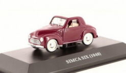 Simca Six 1948 closed cabrio red  1:43