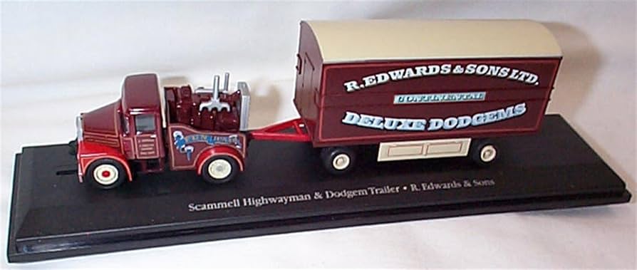 Scammell Highwayman & Dodgem Trailer - R. Edwards & Sons 1:76
