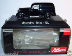 Alternative view of Mercedes-Benz 170V kastenwagen black  1:43