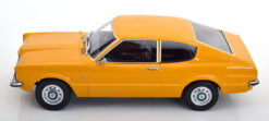 Alternative view of Ford Taunus L Coupe 1971 (round headlights) dark yellow  1:18
