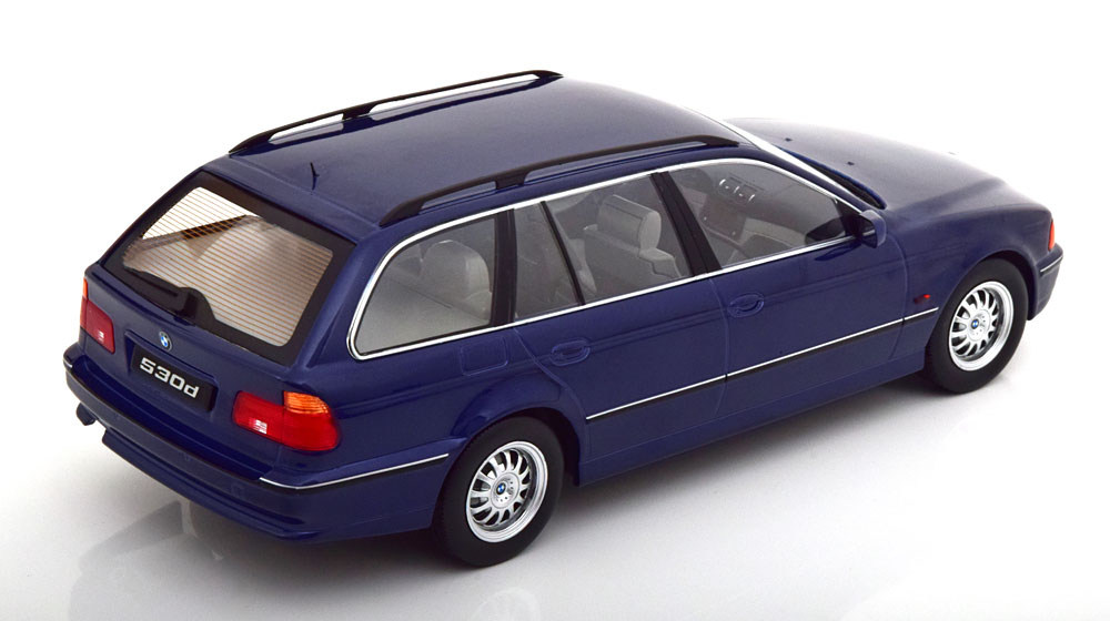 BMW 530D E39 Touring 1997 darkblue met. 1:18 - Image 2