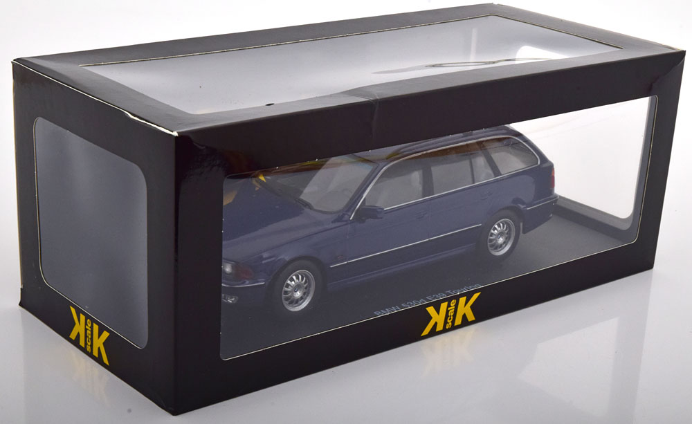 BMW 530D E39 Touring 1997 darkblue met. 1:18 - Image 4