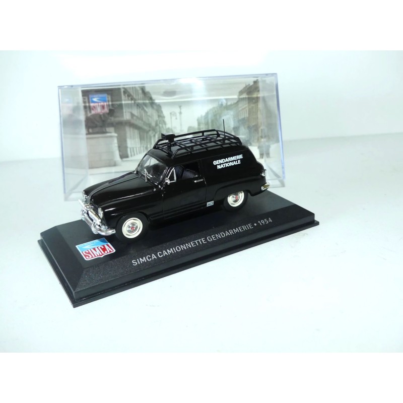 Simca camionnette Gendarmerie 1954 black 1:43