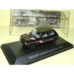 Talbot Samba Rallye 1984 black  1:43
