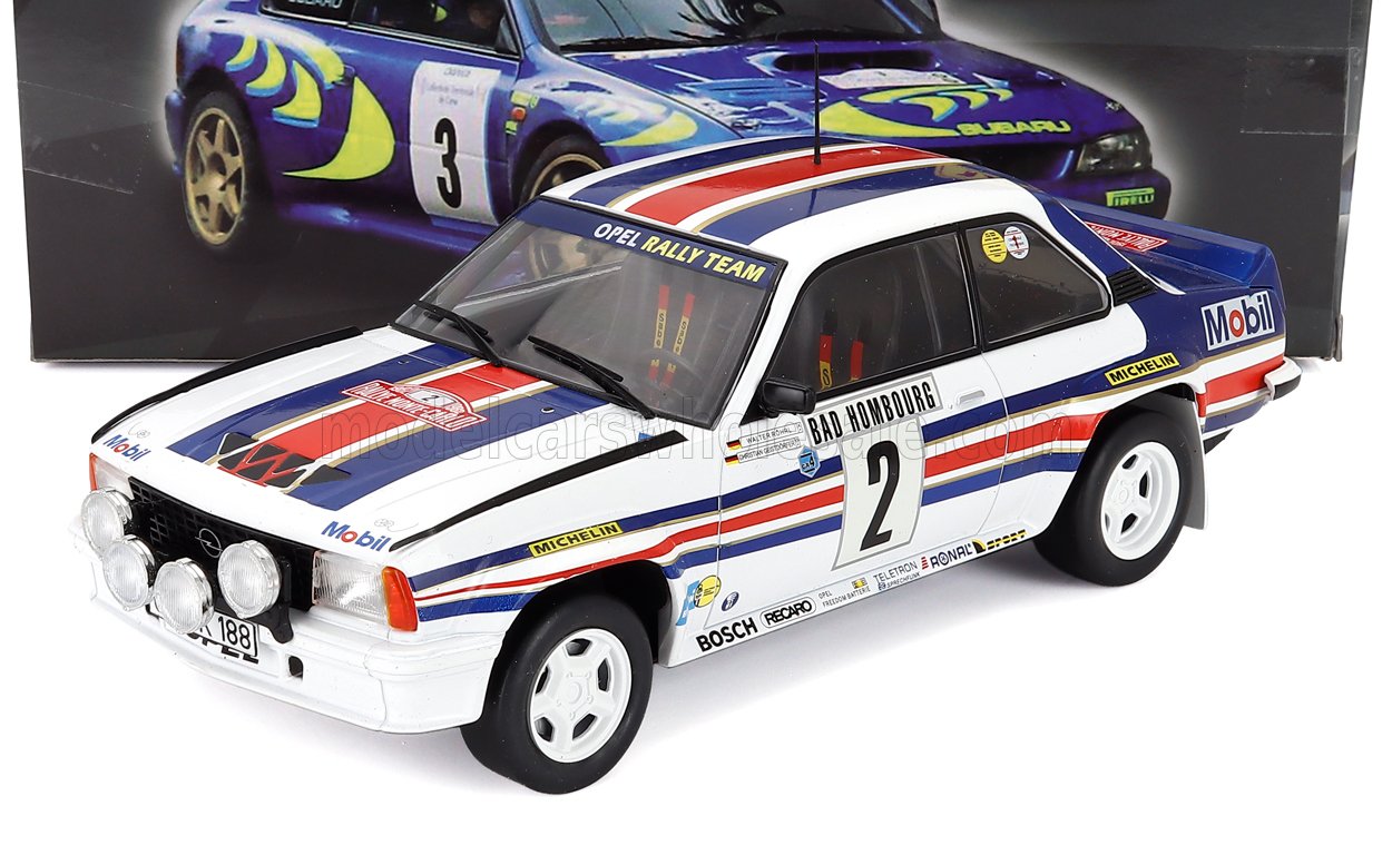 Opel Ascona 400 winner Rally Monte Carlo 1982 #2 Walter Rohrl / Christian Geistdorfer 1:18