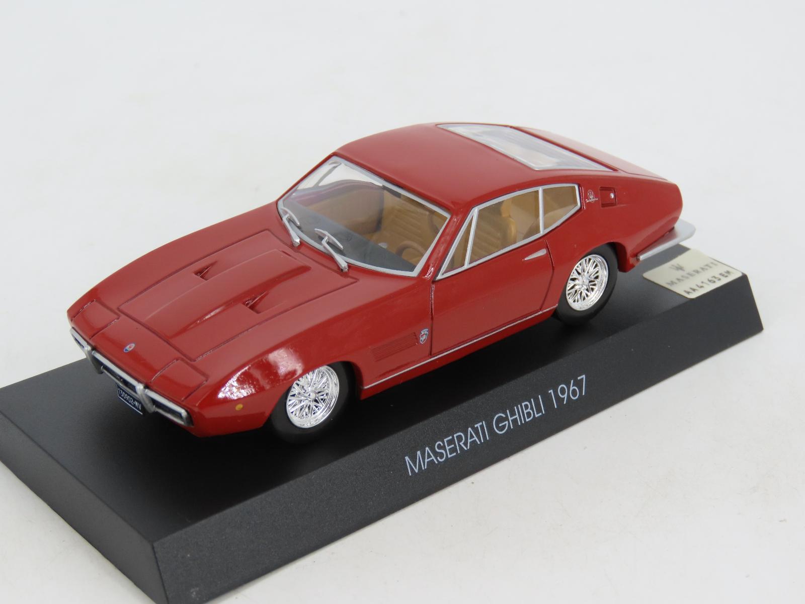 Maserati Ghibli 1967 red 1:43