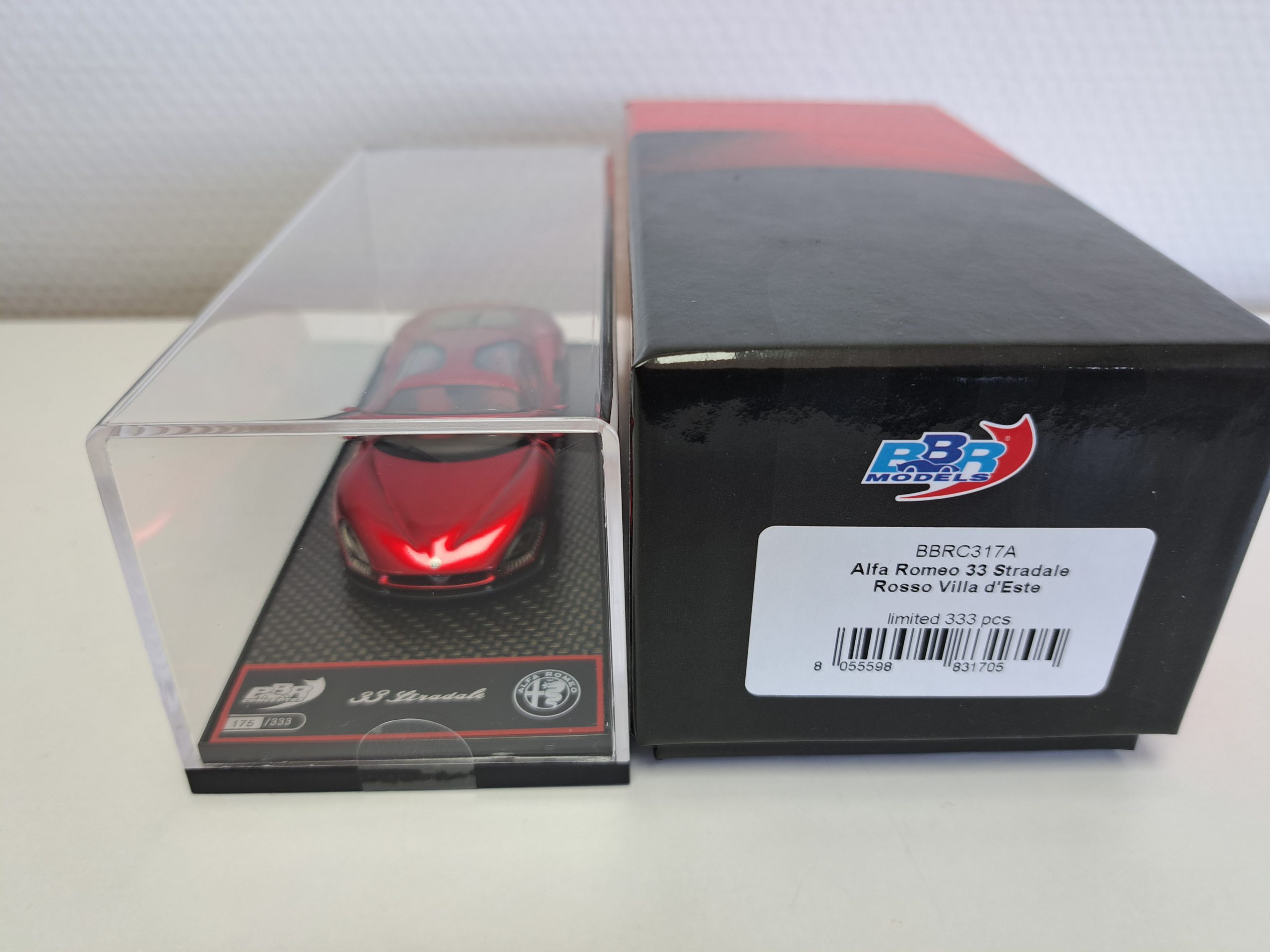 Alfa Romeo 33 Stradale Rosso Villa d'Este 1:43 - Image 3