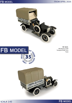 Alfa Romeo 24HP Transport Pirelli 1912 truck  1:43