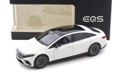 Mercedes-Benz EQS V297 opalite white bright 1:18