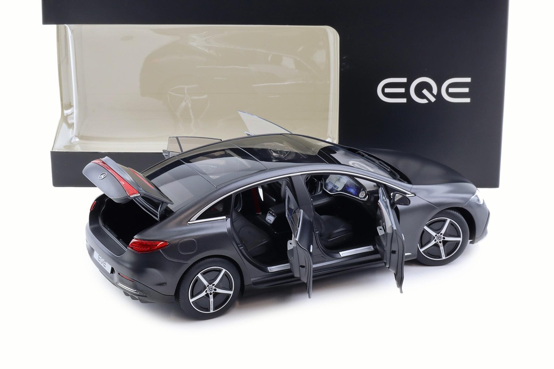 Mercedes-Benz EQE graphite grey magno 1:18 - Image 4