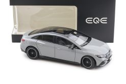 Alternative view of Mercedes-Benz EQE alpine grey uni 1:18