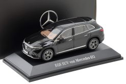 Mercedes-Benz EQS SUV X296 obsidian black  1:43
