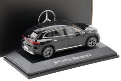 Alternative view of Mercedes-Benz EQS SUV X296 obsidian black  1:43