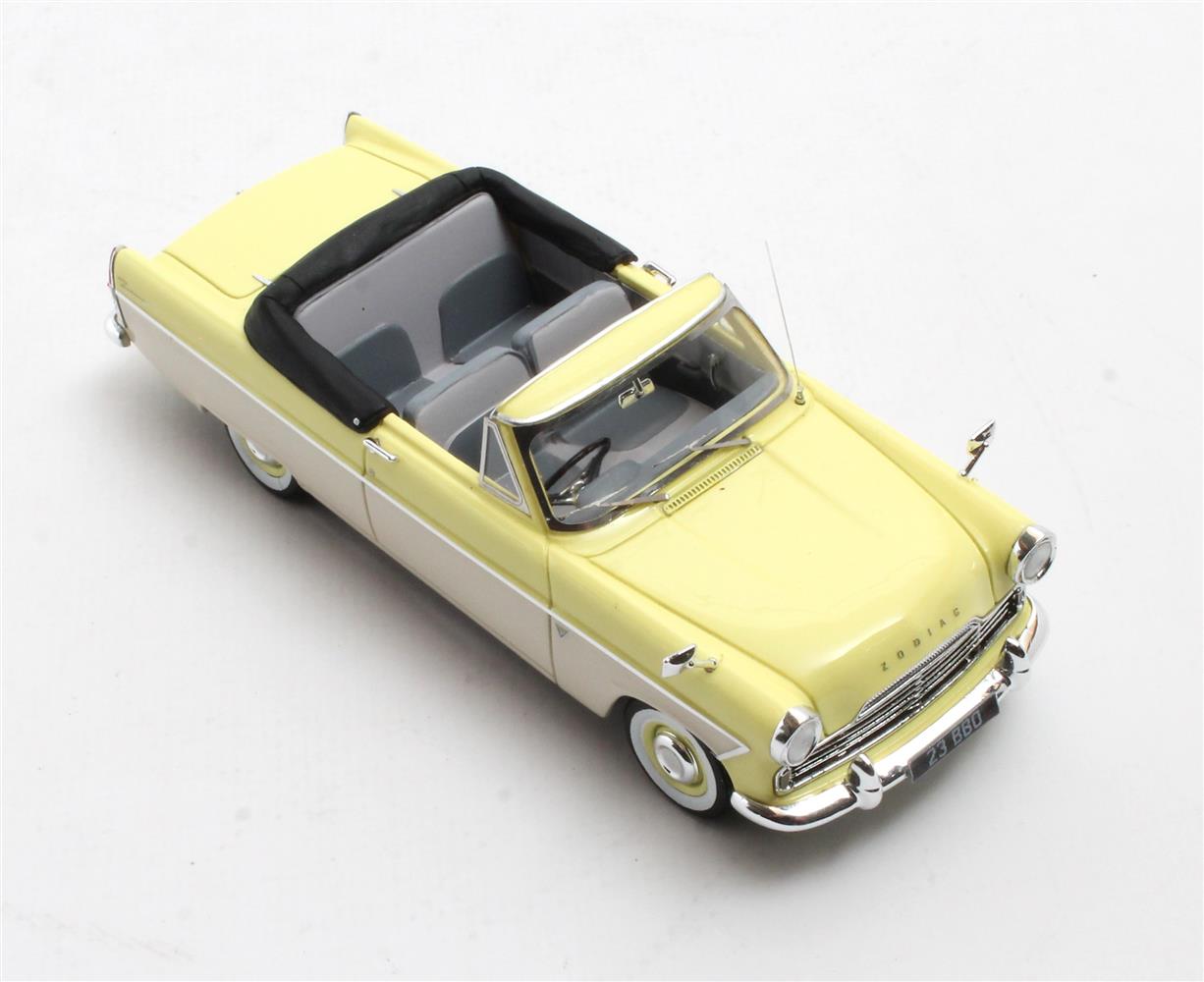 Ford Zodiac MK II 206E Convertible by Carbodies 1958-1962 yellow/white 1:43 - Image 4