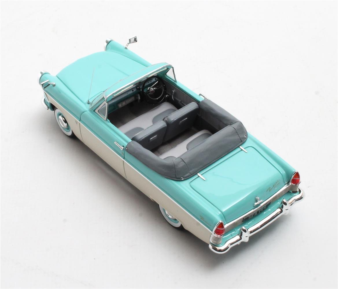 Ford Zodiac MK II 206E Convertible by Carbodies 1958-1962 turqoise/white 1:43 - Image 3