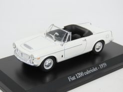 Fiat 1200 cabriolet 1959 white  1:43