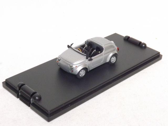 Fiat 500 Barchetta Peter Stevens silver 1:43