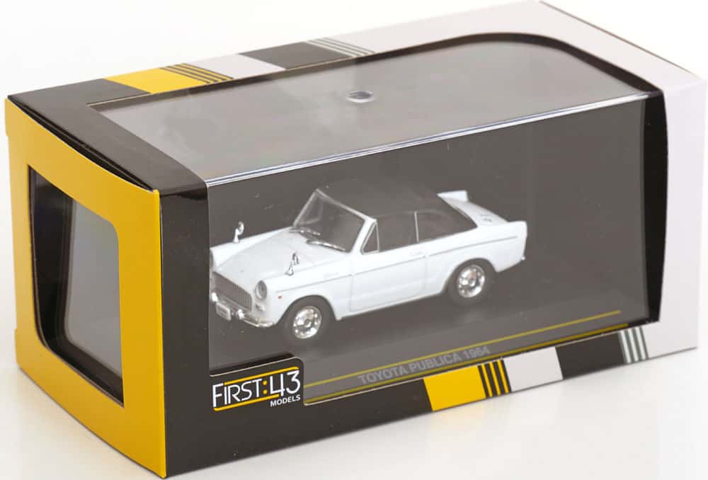 Toyota Publica 1964 white 1:43 - Image 3