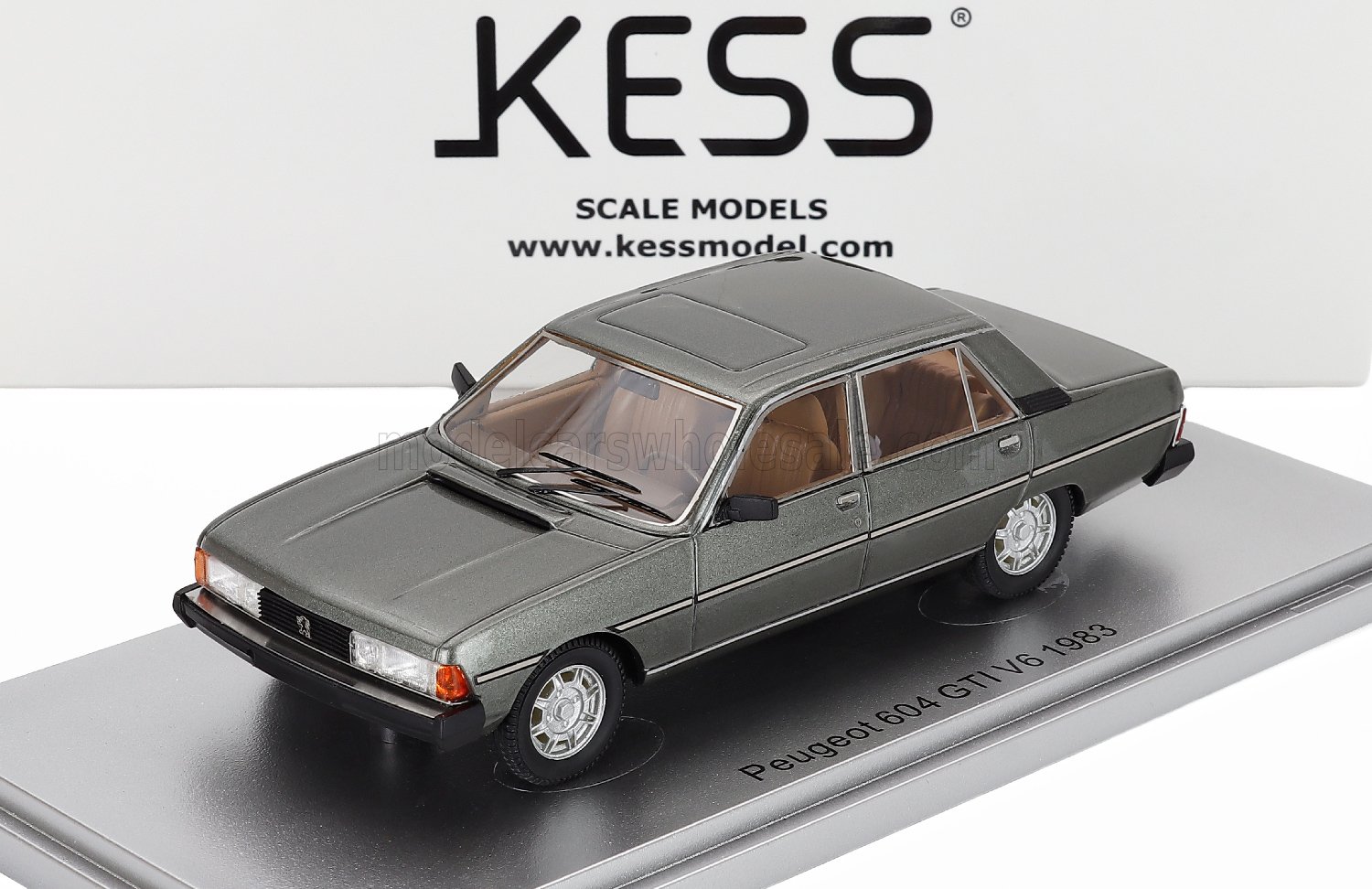 Peugeot 604 GTI V6 1983 grey met. 1:43