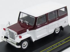 Mitsubishi Jeep J30 1961 white/brown  1:43
