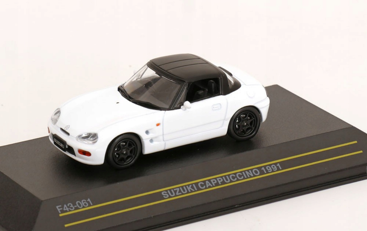Suzuki Cappuccino 1991 closed white 1:43
