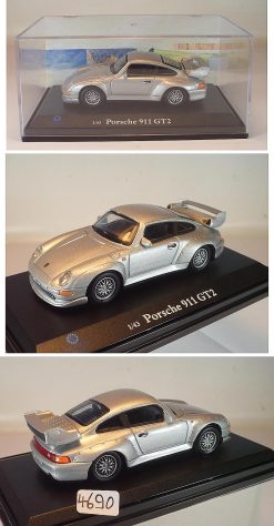 Porsche 911 GT2 silver 1:43