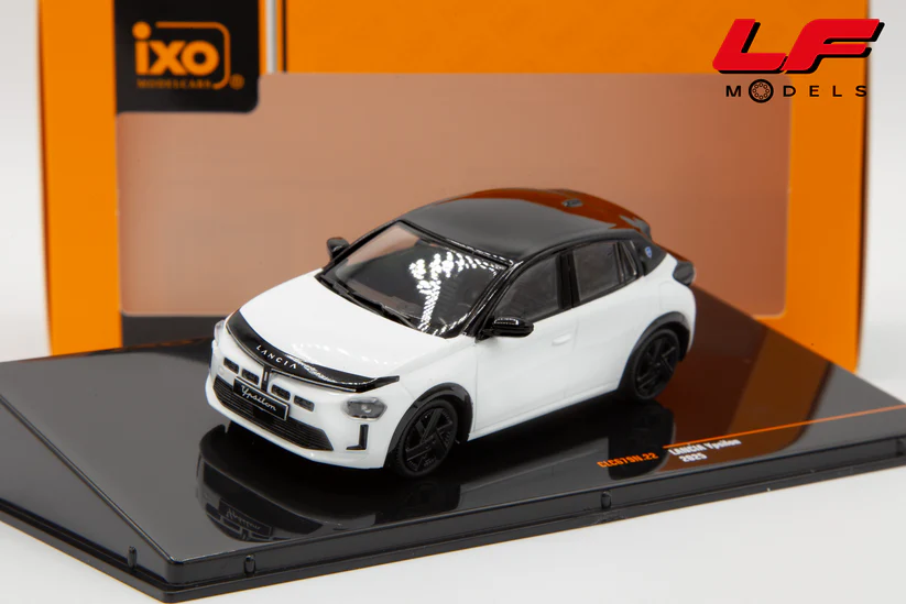 Lancia Ypsilon 2025 white with black roof 1:43