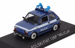 Polski Fiat 126P Milicja police 1984 1:43