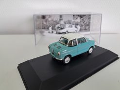 Alternative view of NSU Prinz 30E 1959 lightblue/white 1:43