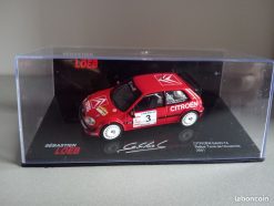Alternative view of Citroen Saxo T4 Rallye Terre de l'Auxerrois 2001 #3 Sebastien Loeb 1:43