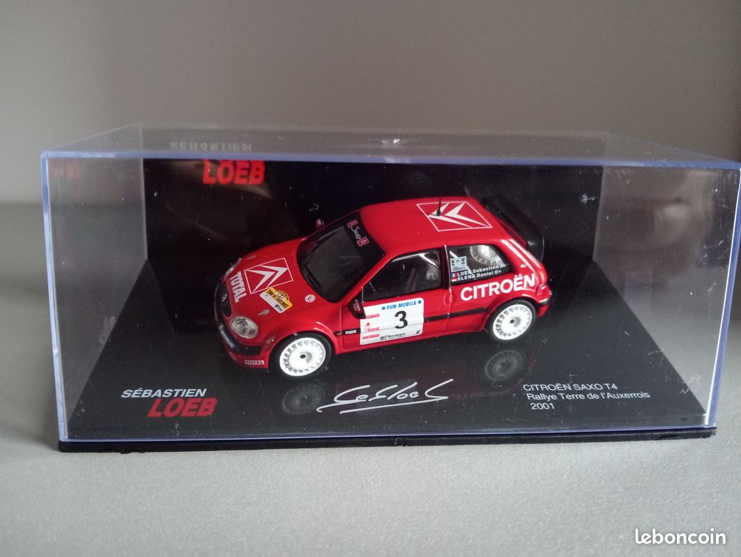 Citroen Saxo T4 Rallye Terre de l'Auxerrois 2001 #3 Sebastien Loeb 1:43 - Image 2