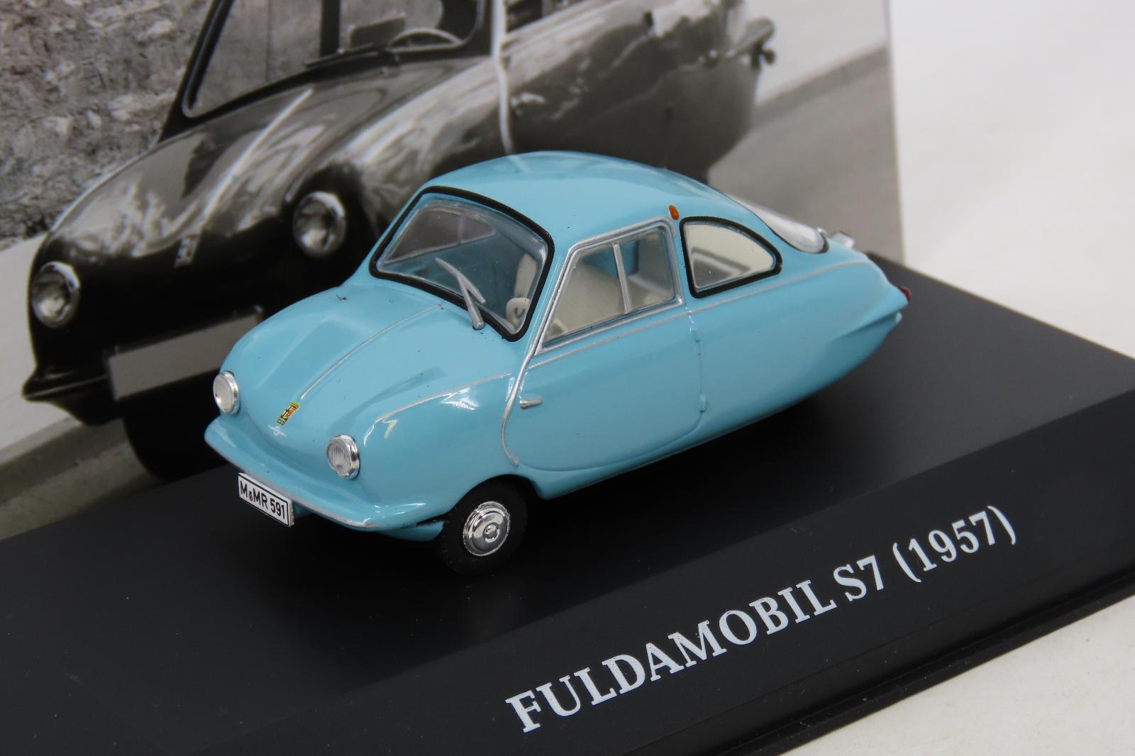 Fuldamobil S7 1957 blue 1:43