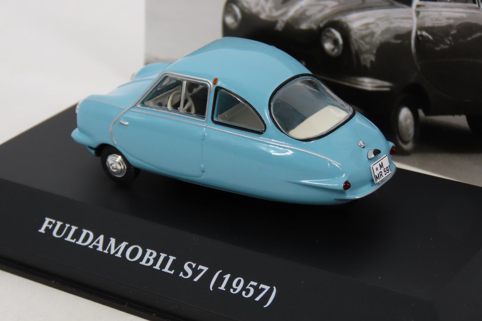 Fuldamobil S7 1957 blue 1:43 - Image 3