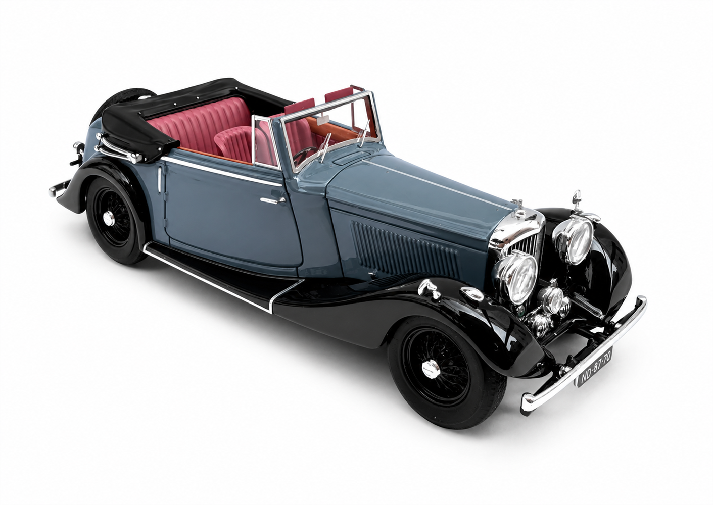 Bentley 4 1/4 Litre Vanden Plas Tourer 1939 HRH Prince Bernhard grey/black 1:43 - Image 5