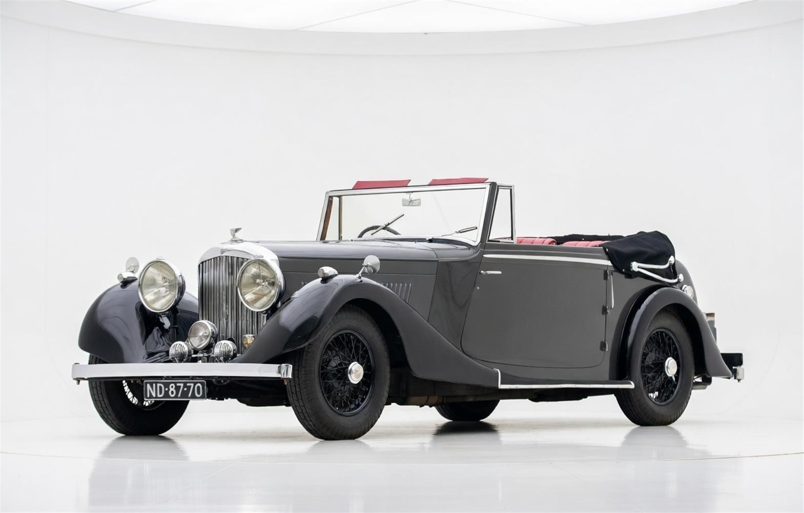 Bentley 4 1/4 Litre Vanden Plas Tourer 1939 HRH Prince Bernhard grey/black 1:43 - Image 6
