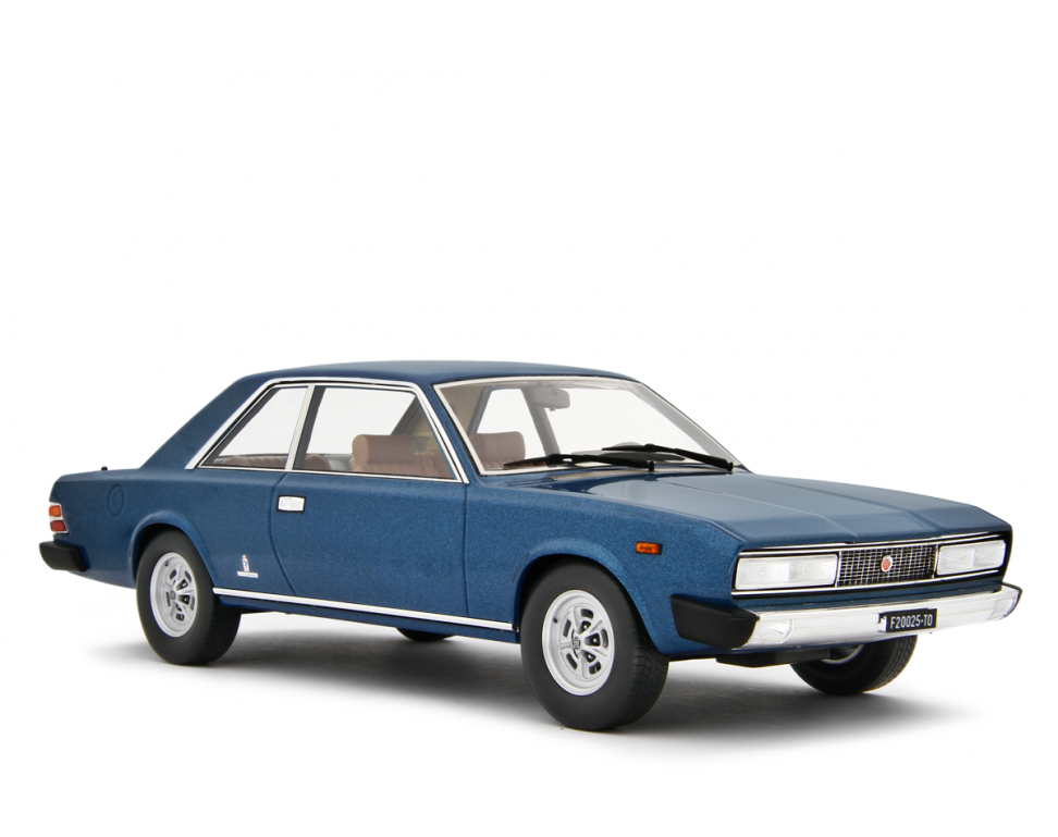 Fiat 130 coupe 1971 blu met. 1:18 - Image 3